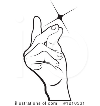 Royalty-Free (RF) Snapping Fingers Clipart Illustration by Lal Perera - Stock Sample #1210331