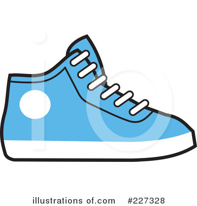Royalty-Free (RF) Sneakers Clipart Illustration by Johnny Sajem - Stock Sample #227328