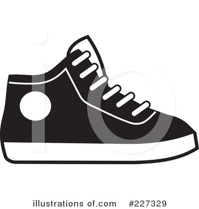 Royalty-Free (RF) Sneakers Clipart Illustration by Johnny Sajem - Stock Sample #227329