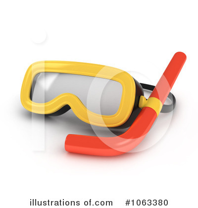 Royalty-Free (RF) Snorkel Clipart Illustration by BNP Design Studio - Stock Sample #1063380