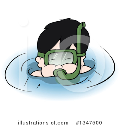 Royalty-Free (RF) Snorkeling Clipart Illustration by dero - Stock Sample #1347500