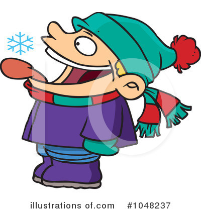 Royalty-Free (RF) Snow Clipart Illustration by toonaday - Stock Sample #1048237