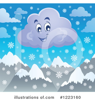 Royalty-Free (RF) Snow Clipart Illustration by visekart - Stock Sample #1223160