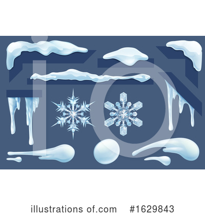 Icicle Clipart #1629843 by AtStockIllustration