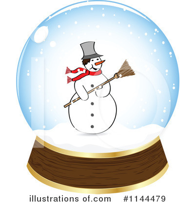 Royalty-Free (RF) Snow Globe Clipart Illustration by Andrei Marincas - Stock Sample #1144479