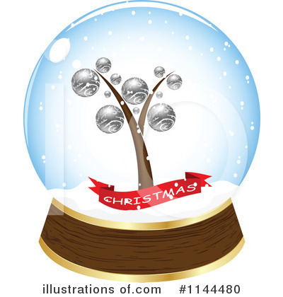 Royalty-Free (RF) Snow Globe Clipart Illustration by Andrei Marincas - Stock Sample #1144480