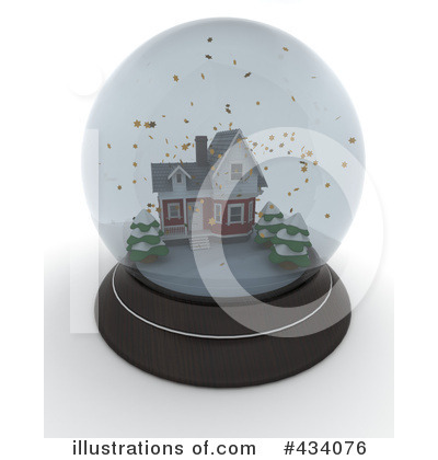 Snow Globe Clipart #434076 by KJ Pargeter