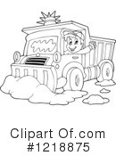 Snow Plow Clipart #1218875 by visekart