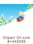 Snow Tubing Clipart #1443299 by Alex Bannykh