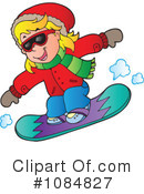 Snowboarding Clipart #1084827 by visekart