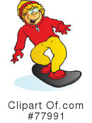 Snowboarding Clipart #77991 by Snowy