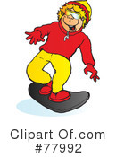 Snowboarding Clipart #77992 by Snowy