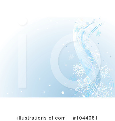 Royalty-Free (RF) Snowflake Background Clipart Illustration by Pushkin - Stock Sample #1044081