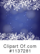 Snowflake Background Clipart #1137281 by vectorace