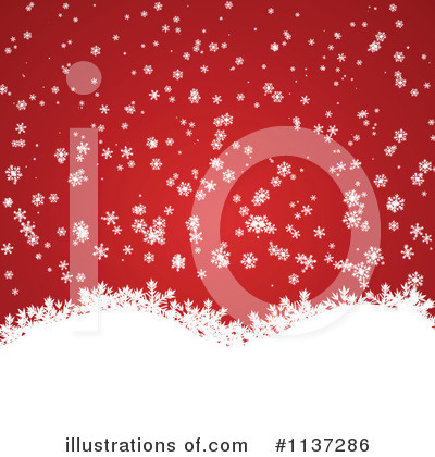 Royalty-Free (RF) Snowflake Background Clipart Illustration by vectorace - Stock Sample #1137286