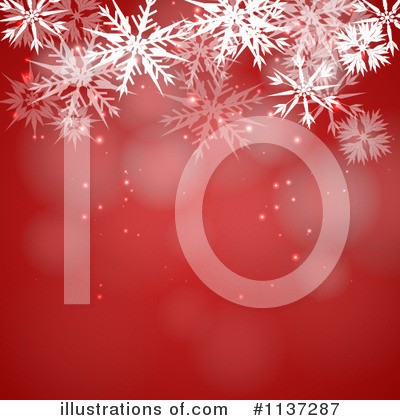 Snowflake Background Clipart #1137287 by vectorace
