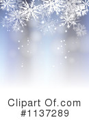 Snowflake Background Clipart #1137289 by vectorace