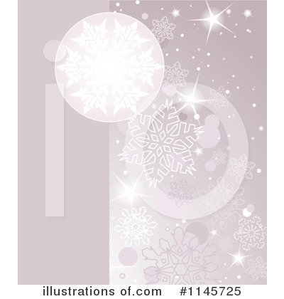 Royalty-Free (RF) Snowflake Background Clipart Illustration by Pushkin - Stock Sample #1145725