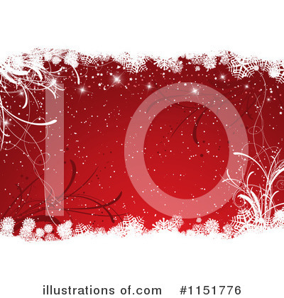 Royalty-Free (RF) Snowflake Background Clipart Illustration by KJ Pargeter - Stock Sample #1151776