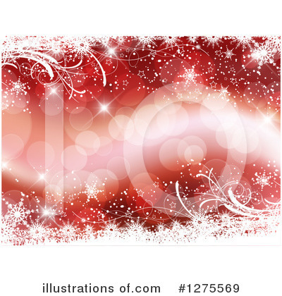 Royalty-Free (RF) Snowflake Background Clipart Illustration by KJ Pargeter - Stock Sample #1275569