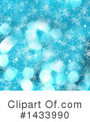 Snowflake Background Clipart #1433990 by KJ Pargeter