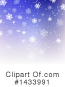 Snowflake Background Clipart #1433991 by KJ Pargeter