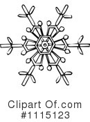 Snowflake Clipart #1115123 by Prawny Vintage