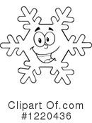Snowflake Clipart #1220436 by Hit Toon