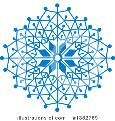 Snowflakes Clipart #1382769 by MilsiArt