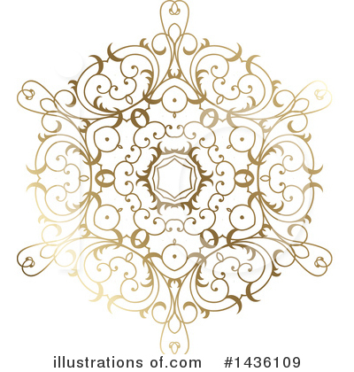 Royalty-Free (RF) Snowflake Clipart Illustration by KJ Pargeter - Stock Sample #1436109