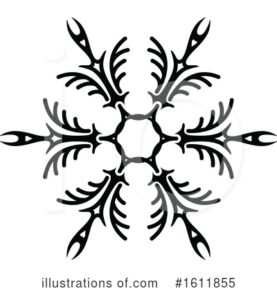 Royalty-Free (RF) Snowflake Clipart Illustration by dero - Stock Sample #1611855