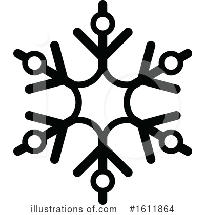 Royalty-Free (RF) Snowflake Clipart Illustration by dero - Stock Sample #1611864