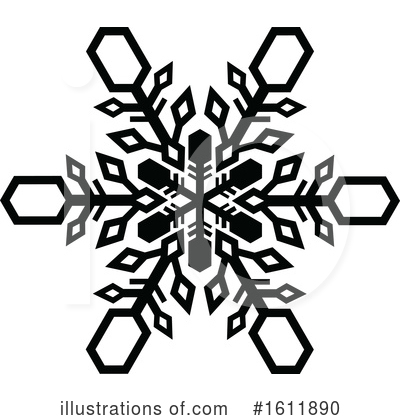 Royalty-Free (RF) Snowflake Clipart Illustration by dero - Stock Sample #1611890