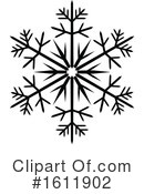 Snowflake Clipart #1611902 by dero