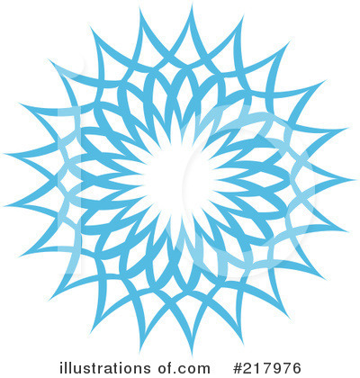 Royalty-Free (RF) Snowflake Clipart Illustration by KJ Pargeter - Stock Sample #217976