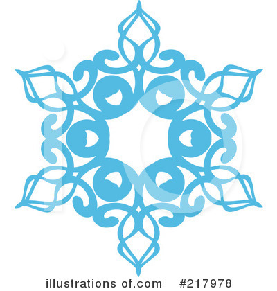 Royalty-Free (RF) Snowflake Clipart Illustration by KJ Pargeter - Stock Sample #217978