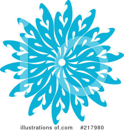 Royalty-Free (RF) Snowflake Clipart Illustration by KJ Pargeter - Stock Sample #217980