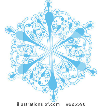 Royalty-Free (RF) Snowflake Clipart Illustration by KJ Pargeter - Stock Sample #225596