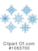 Snowflakes Clipart #1063700 by Vector Tradition SM