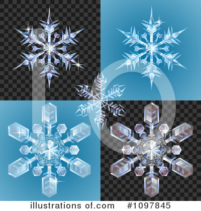 Royalty-Free (RF) Snowflakes Clipart Illustration by AtStockIllustration - Stock Sample #1097845