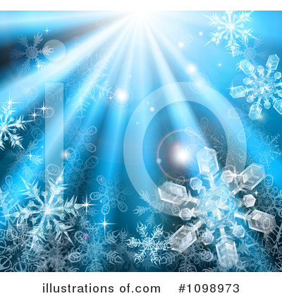Snowflakes Clipart #1098973 by AtStockIllustration