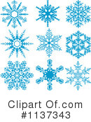 Snowflakes Clipart #1137343 by dero