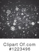 Snowflakes Clipart #1223496 by vectorace