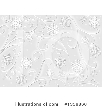 Royalty-Free (RF) Snowflakes Clipart Illustration by dero - Stock Sample #1358860