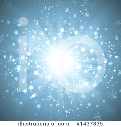 Royalty-Free (RF) Snowflakes Clipart Illustration by KJ Pargeter - Stock Sample #1437335