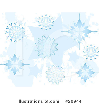 Royalty-Free (RF) Snowflakes Clipart Illustration by elaineitalia - Stock Sample #20944