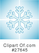 Snowflakes Clipart #27645 by KJ Pargeter