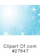 Snowflakes Clipart #27647 by KJ Pargeter