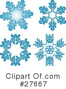 Snowflakes Clipart #27667 by KJ Pargeter