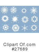 Snowflakes Clipart #27689 by KJ Pargeter